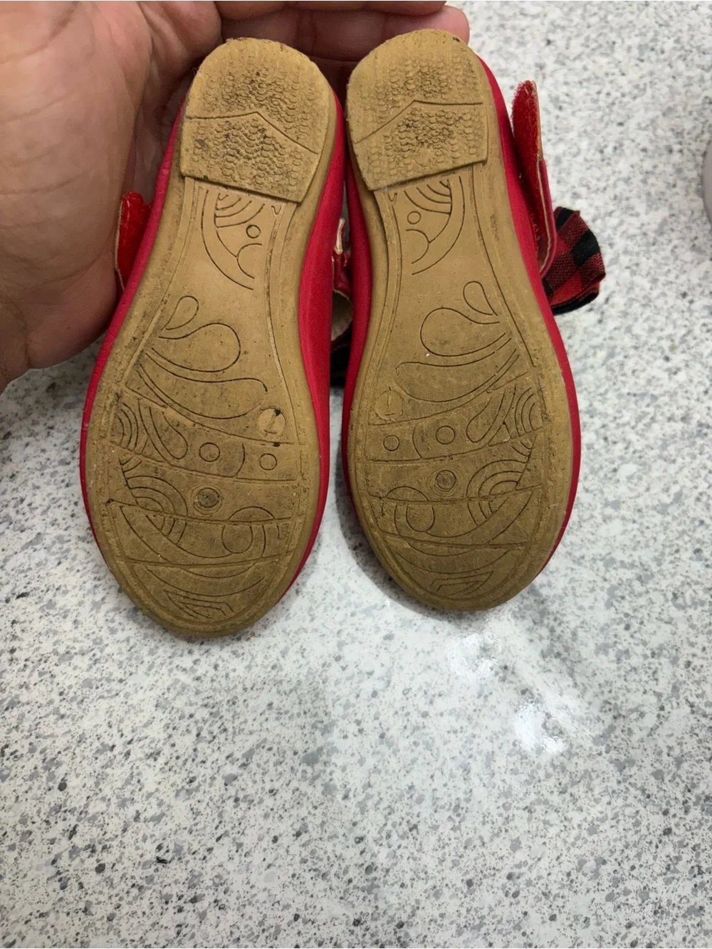 Girls Red Bow Mary Jane Flats - Kids Shoes